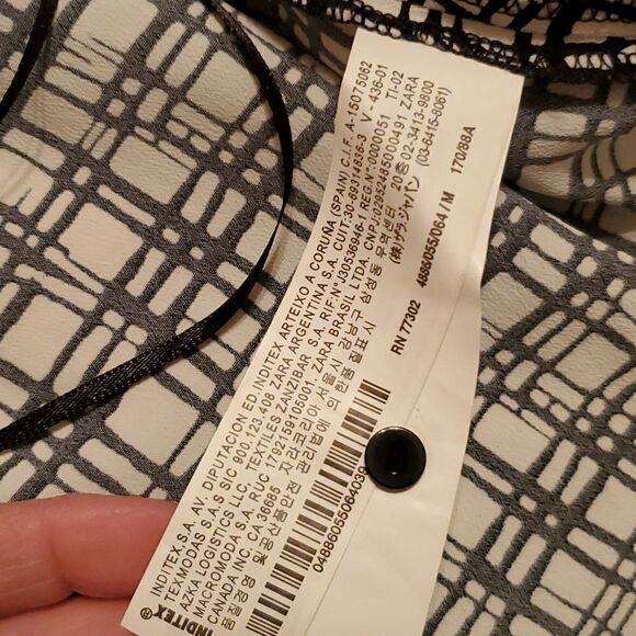 Zara Woman Sleeveless Crop Top Size Medium - Picture 8 of 8